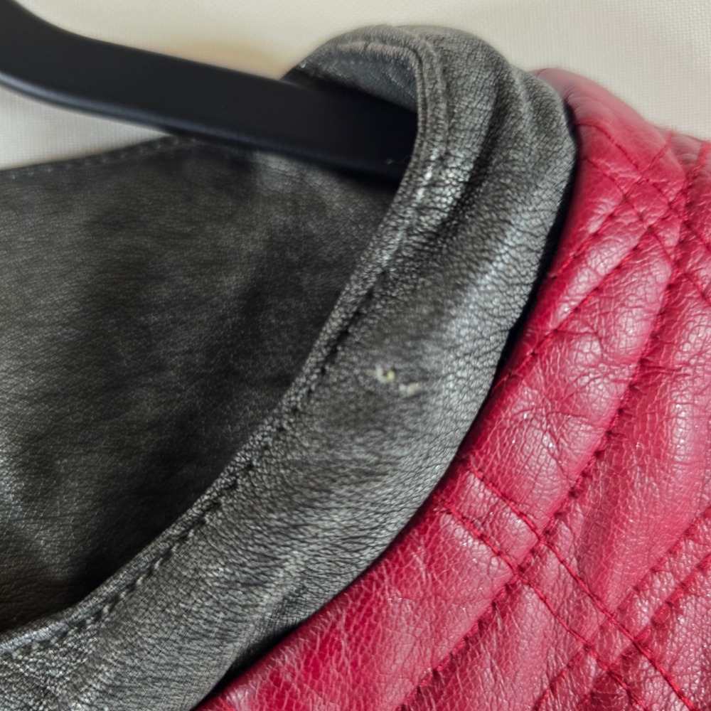 Montanaco Quilted Faux Leather Vest - Picture 4 of 8